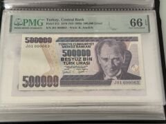 7. Ems 500.000 TL, J01 000063, PMG 66 Epq, ÇİL