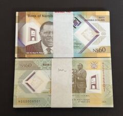 Namibia 60$, 2025, P.19, ÇİL Sıralı Deste