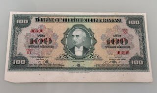 Satılık Nadir Türkiye Cumhuriyeti Banknotları – Koleksiyonluk Numune ve İptal Edilmiş Erken Cumhuriyet Eserleri