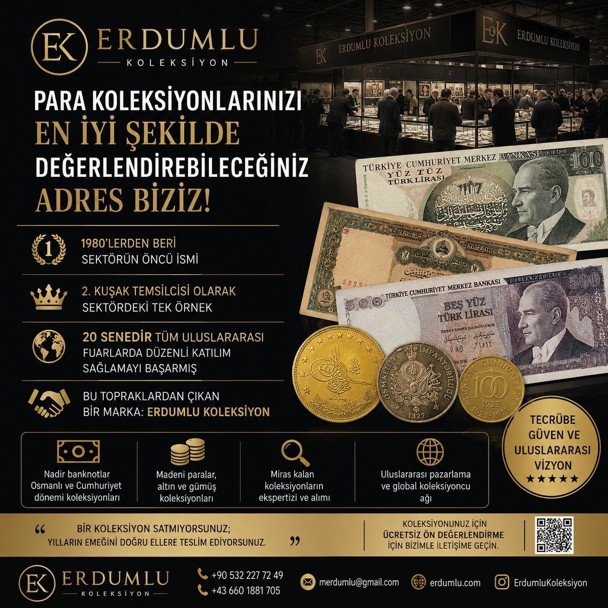 PARA KOLEKSİYONLARINIZI EN İYİ ŞEKİLDE DEĞERLENDİRİN.
