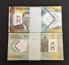 Namibia 60$, 2025, P.19, ÇİL Sıralı Deste