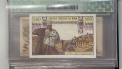 Mali 500 Frank, P.12e, PCGS 68 Ppq, ÇİL